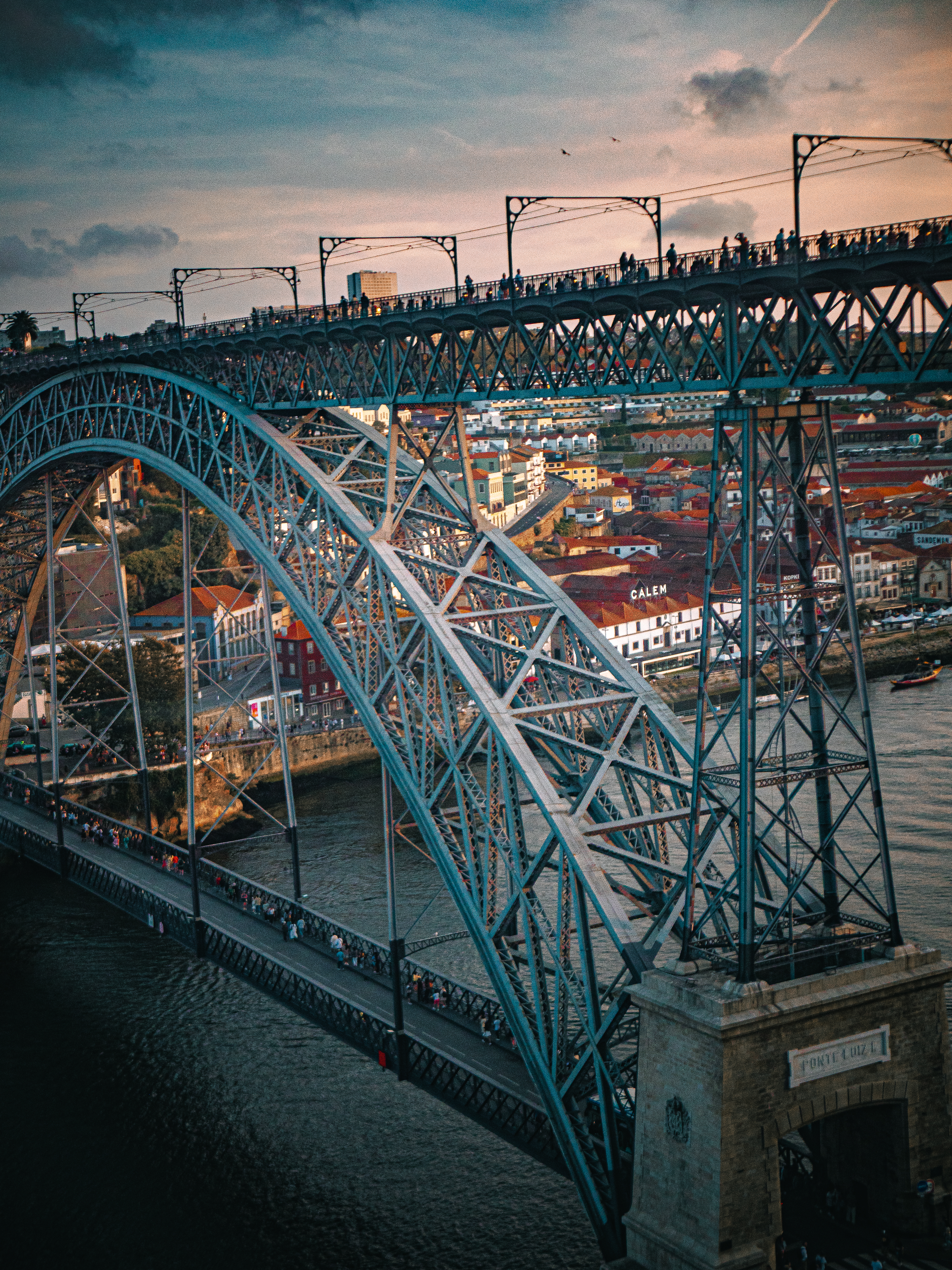 Iron Over the Douro, a fine art photograph from Dom Luís I Bridge