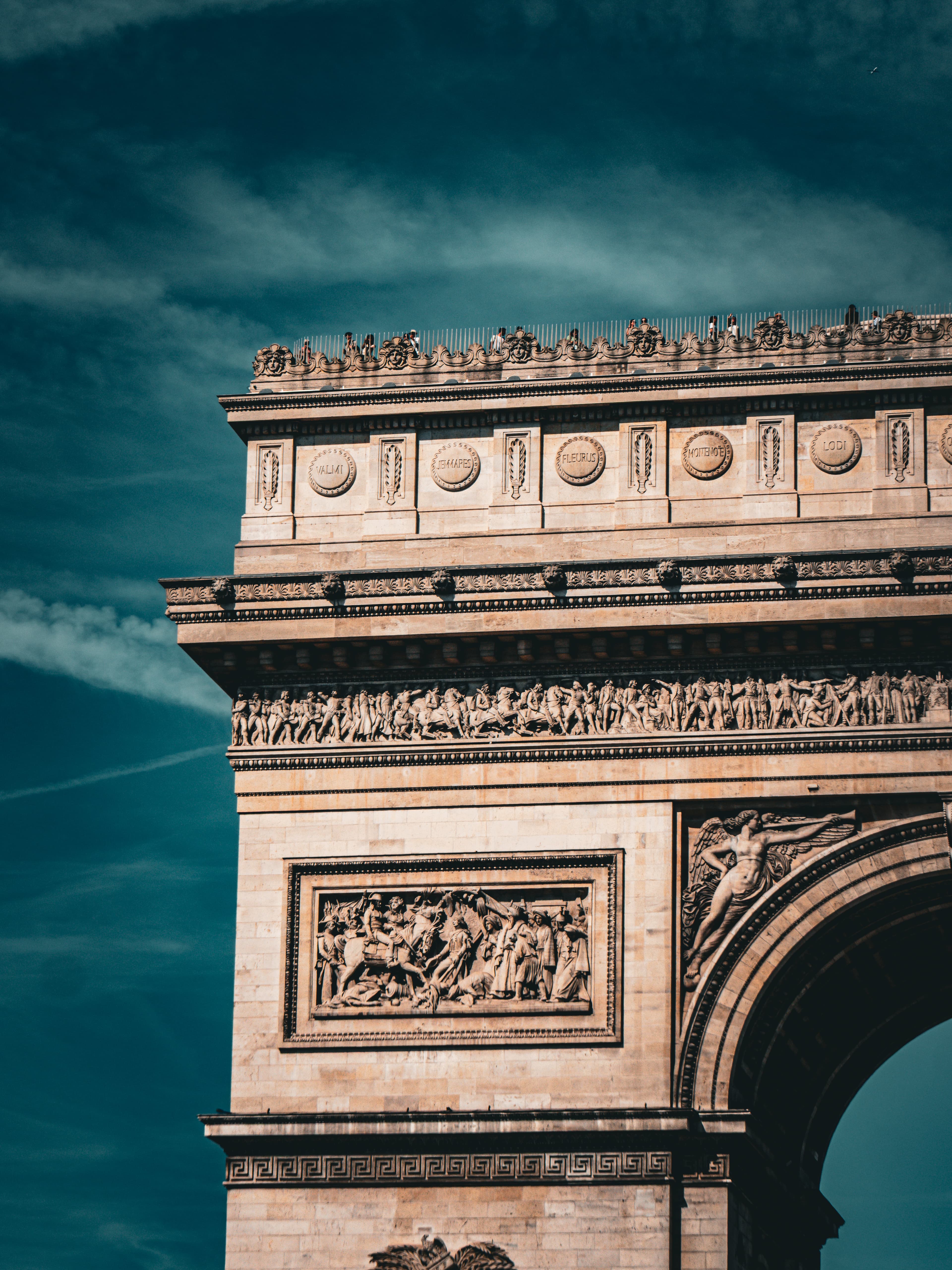 Arc Against the Storm, a fine art photograph from Place Charles de Gaulle