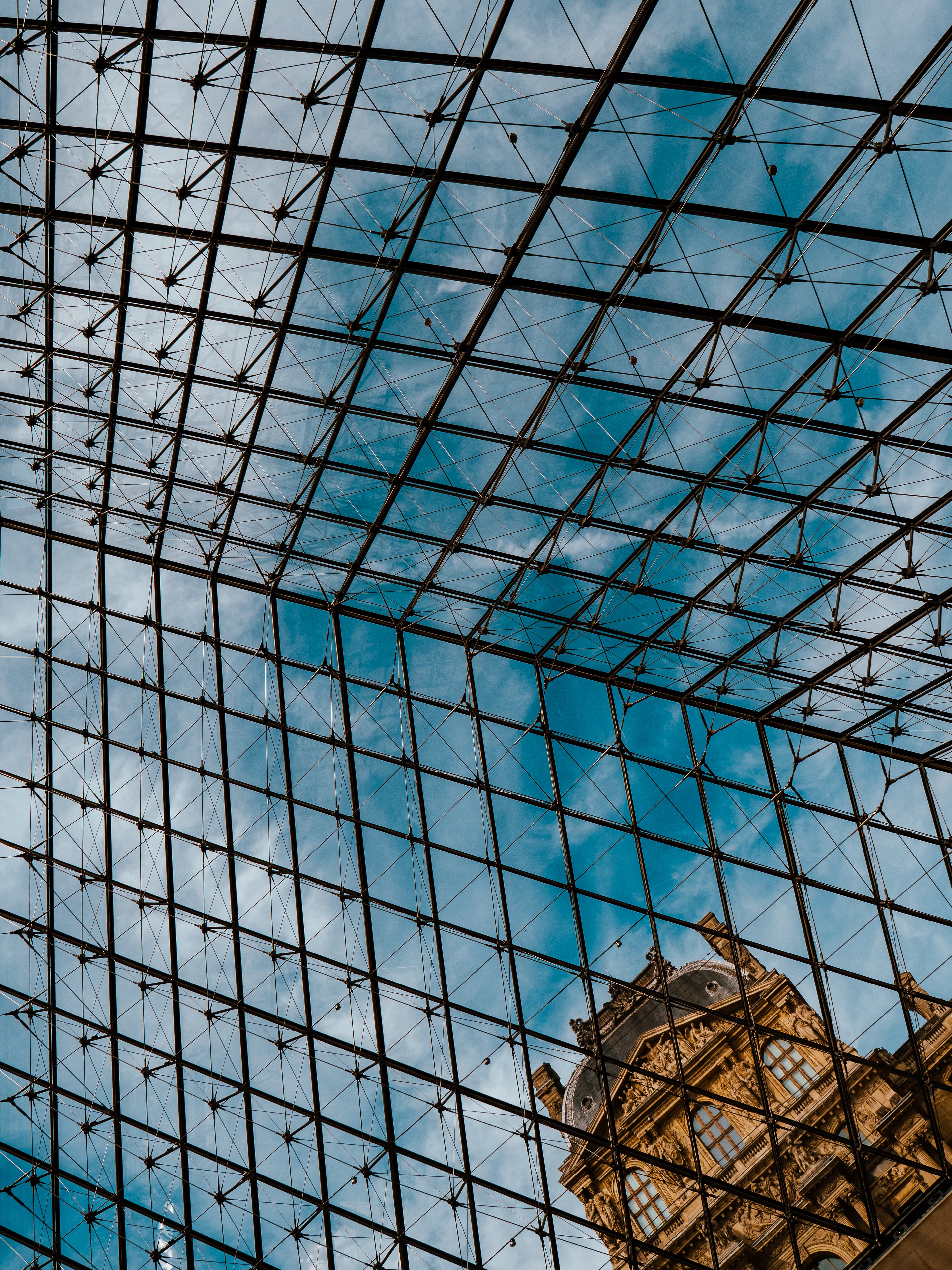 Beneath the Pyramid, a fine art photograph from Musée du Louvre
