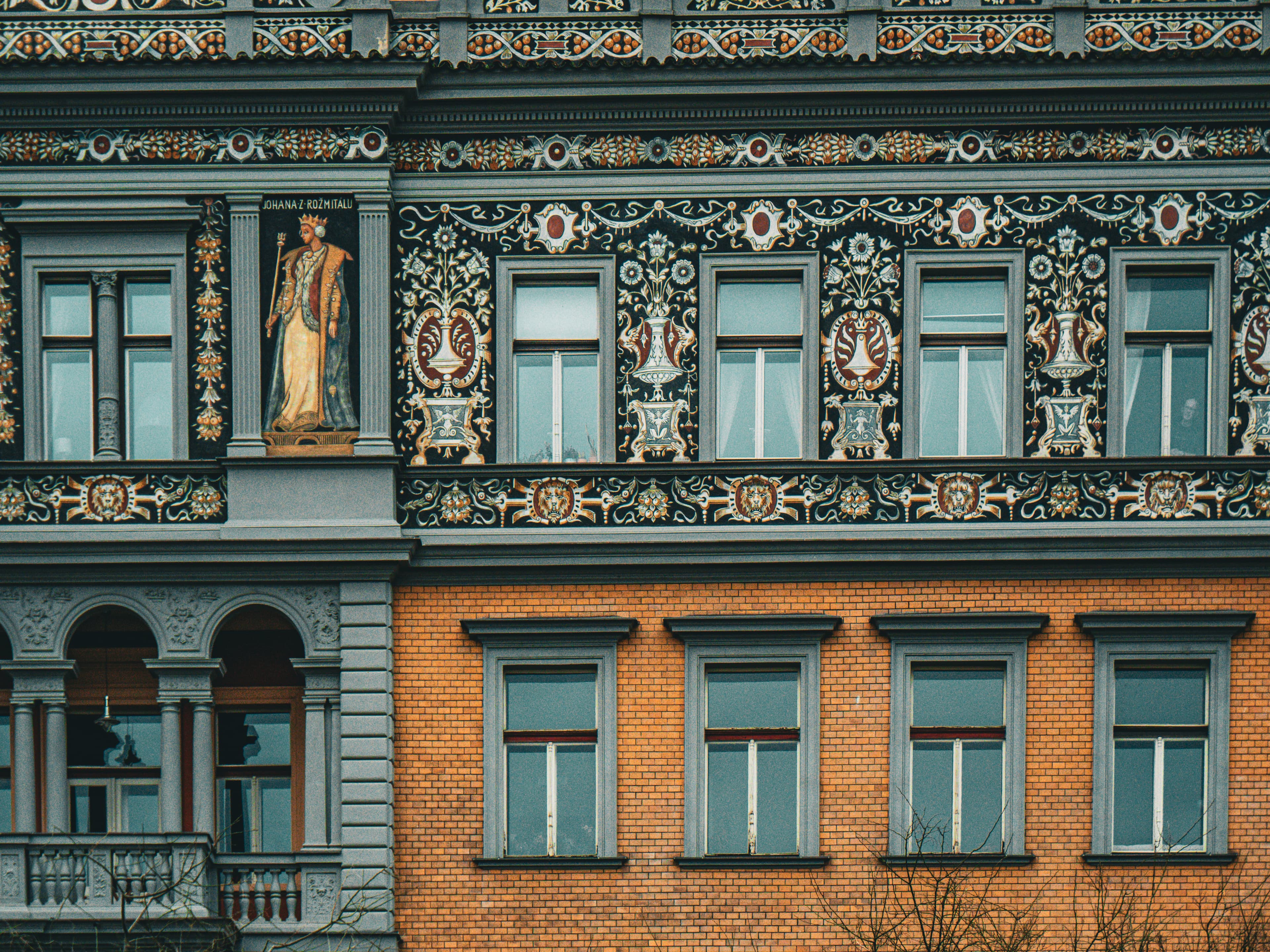 The Painted House, a fine art photograph from Prague