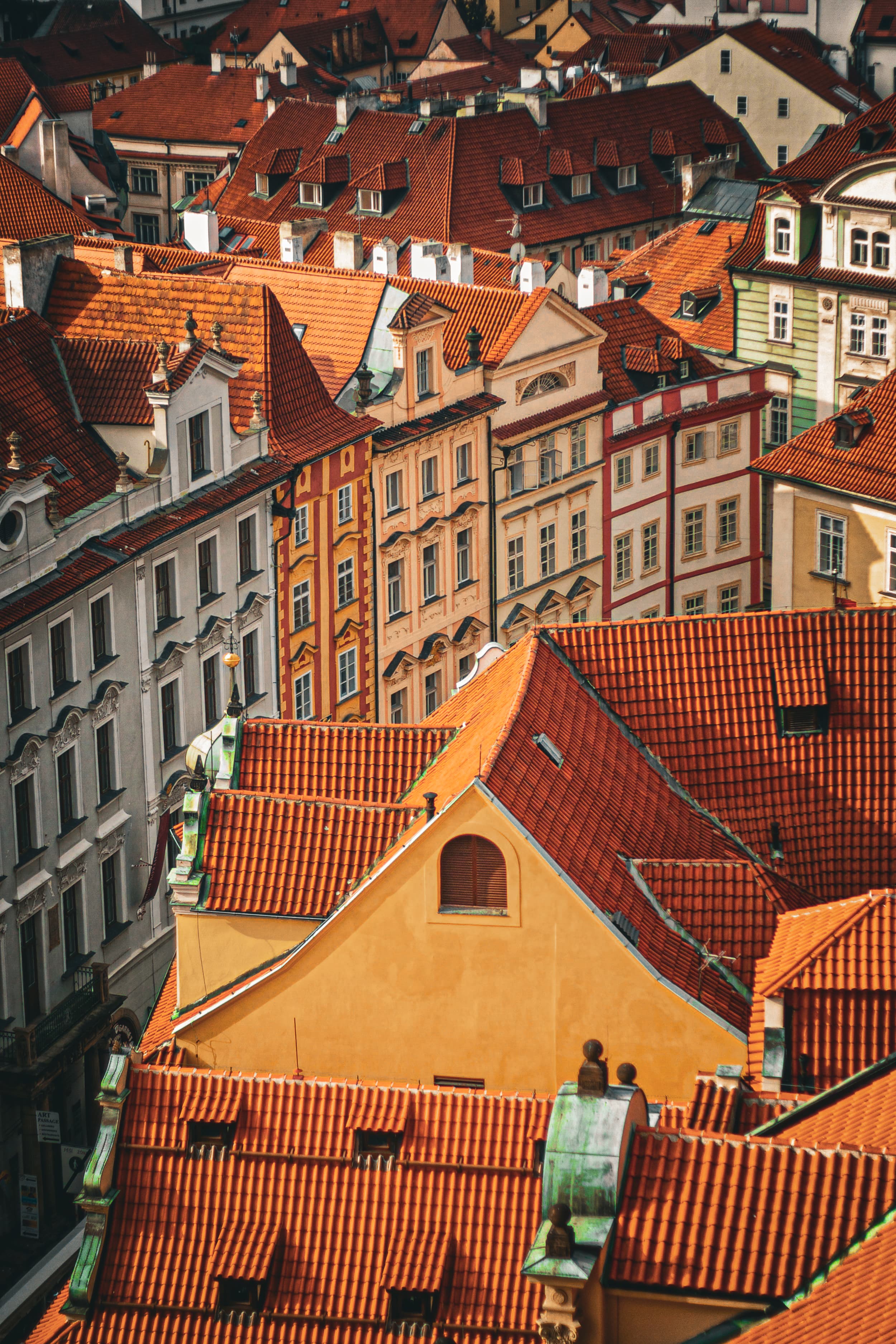 Red Roofs of Prague, a fine art photograph from Malá Strana